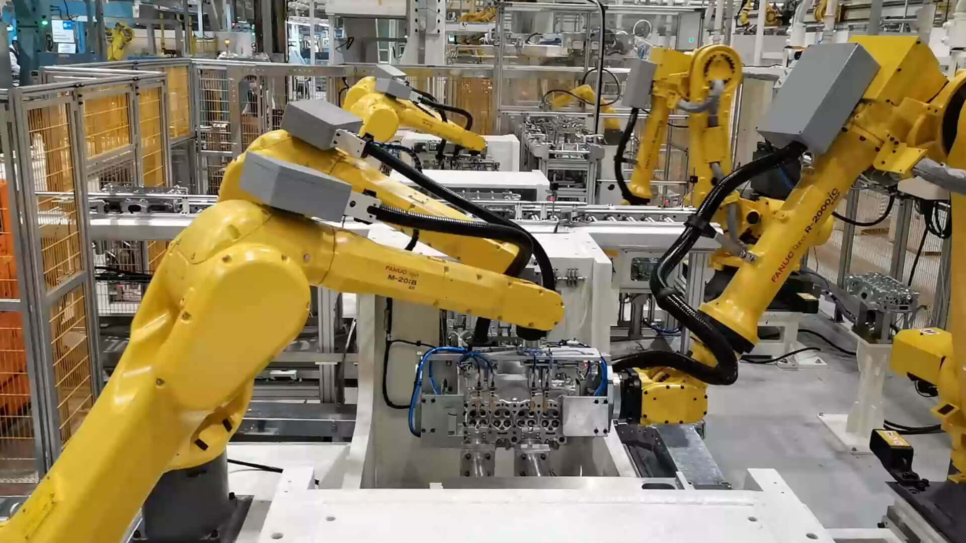 缸體缸蓋壓裝壓檢自動化